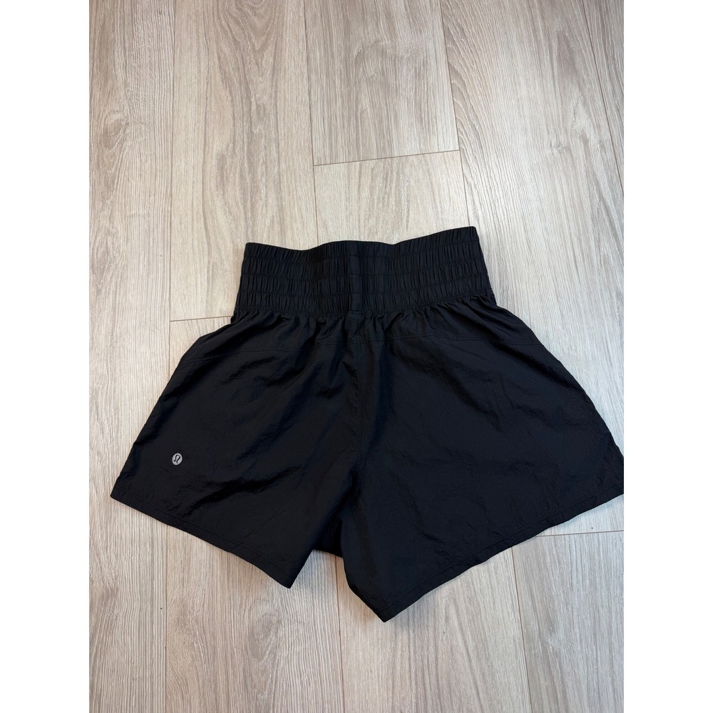 Lululemon Track That High-Rise Lined Short 3 Black LW7DCES Size 4 - Picture 6 of 7